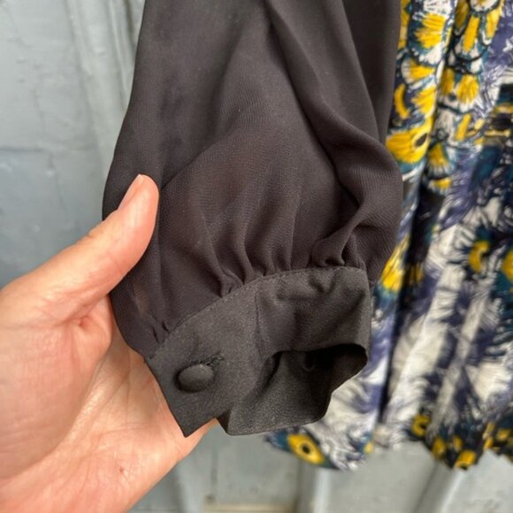 Nicole Richie for Impulse pleated patterned dress, size 8 - Picture 10 of 13